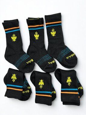 Bombas 6 pairs Junior Kids Sock (5-8 years old)  Size XS